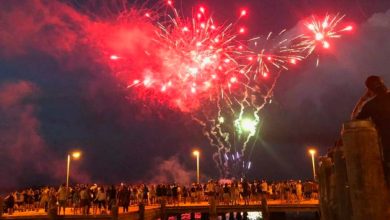 Australia Day Fireworks in Bunbury 2025