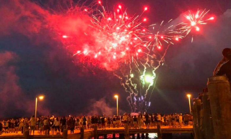 Australia Day Fireworks in Bunbury 2025