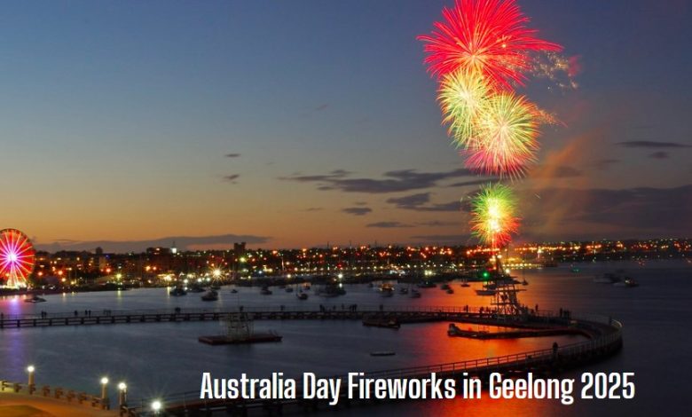 Australia Day Fireworks in Geelong 2025