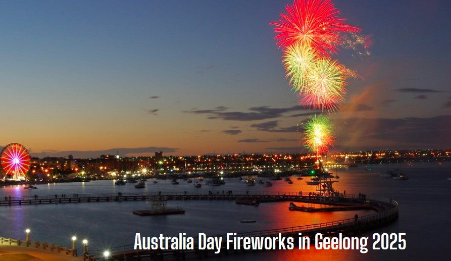 Australia Day Fireworks in Geelong 2025