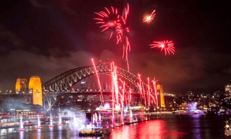 Australia Day Fireworks in Launceston 2025