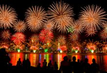 Australia Day fireworks in Perth 2025