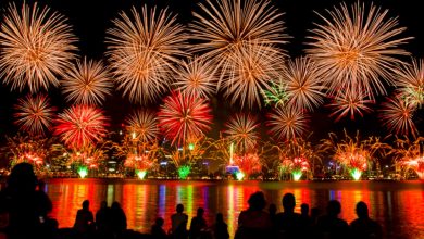 Australia Day fireworks in Perth 2025