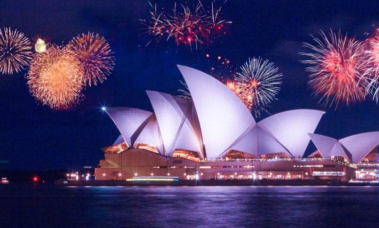 Australia day city fireworks 2025