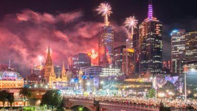 Australia day fireworks in Melbourne tonight 2025