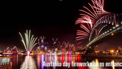 Australia day fireworks lakes entrance 2025