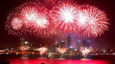 Australia day fireworks perth 2025