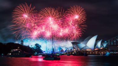 Australia day fireworks tonight 2025