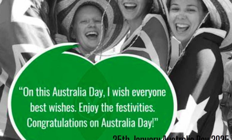 Happy Australia Day 2025 Greeting message to my Husband