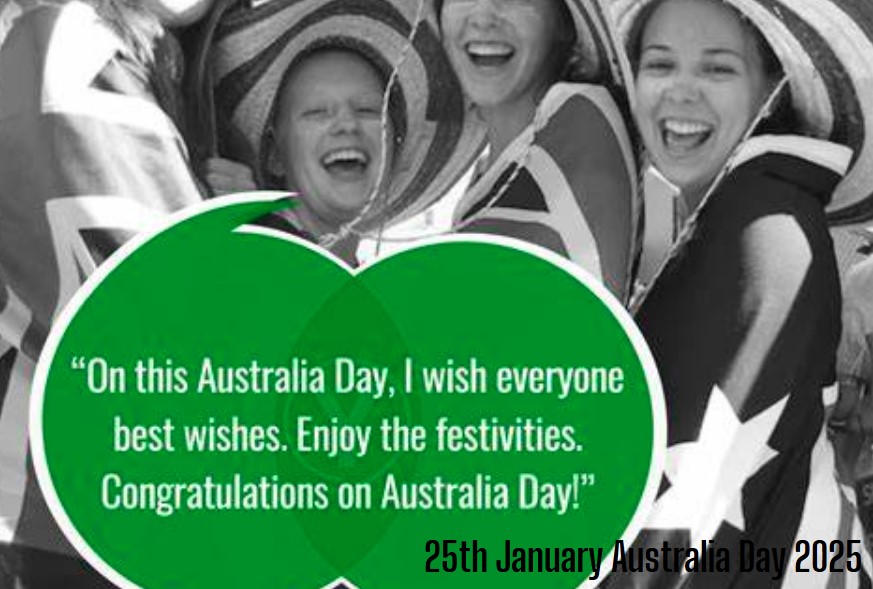 Happy Australia Day 2025 Greeting message to my Husband