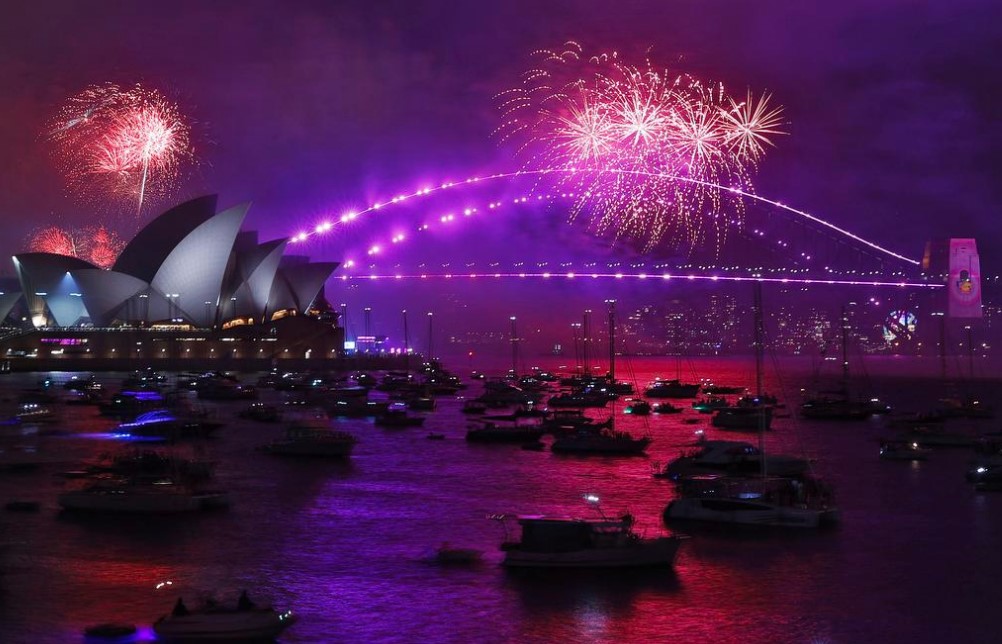 Happy Australia Day Fireworks in Glenelg 2025