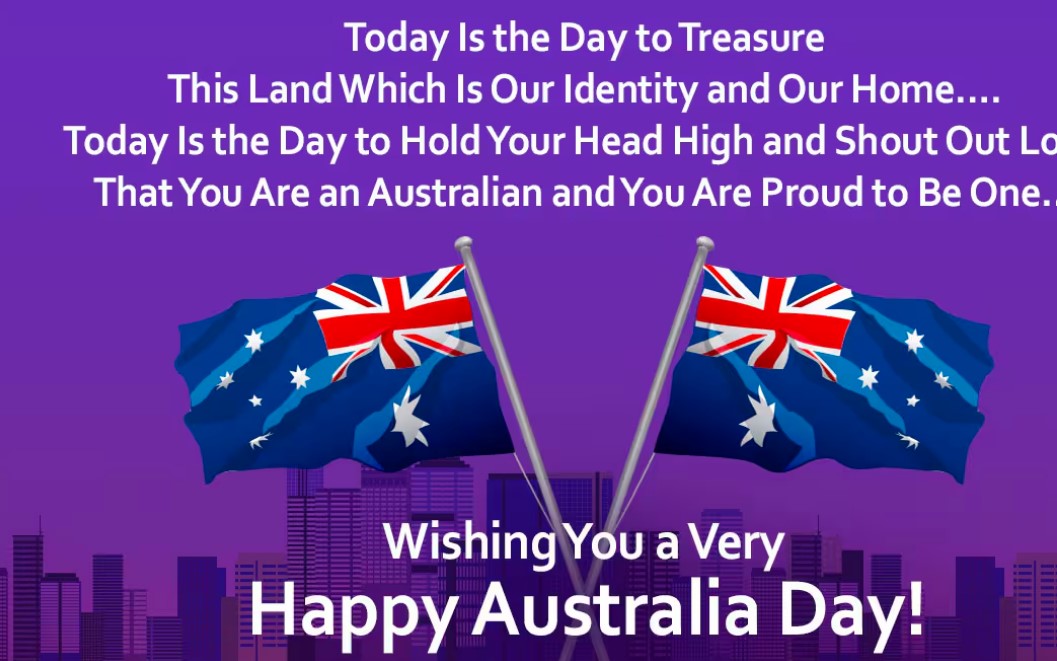 Happy Australia day 2025 SMS free download