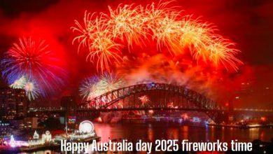 Happy Australia day 2025 fireworks time