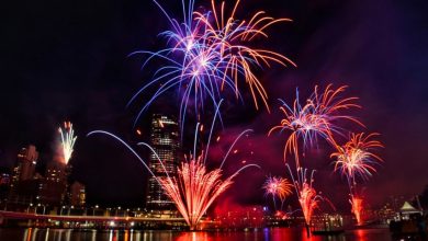 Happy Australia day fireworks in Brisbane tonight 2025