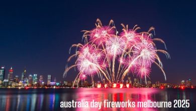 Australia day fireworks melbourne 2025