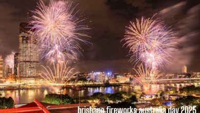 brisbane fireworks australia day 2025